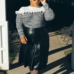 Faux Leather skirt